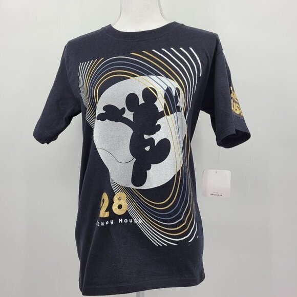 Disney Mickey Mouse Black 28 Graphic Tee - Picture 1 of 10